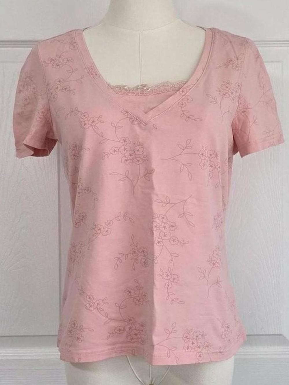 ♡ Pink Floral Tee ♡